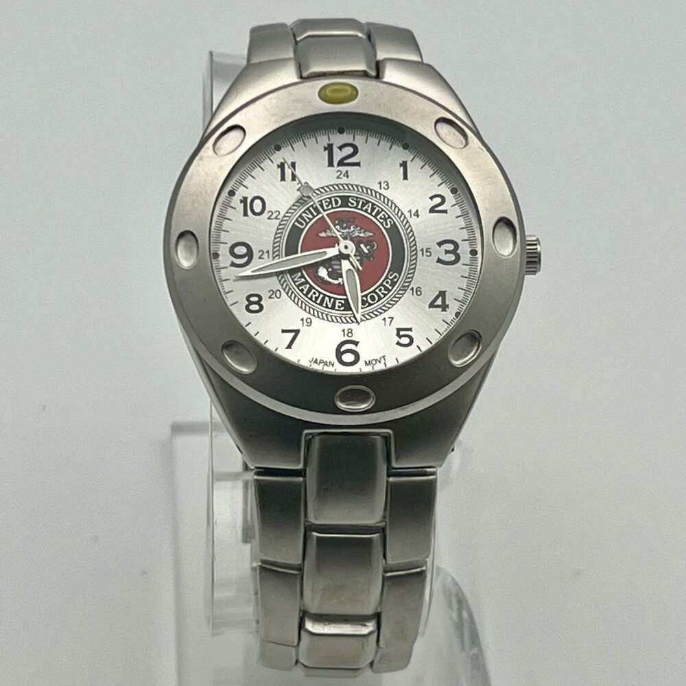 Accutime US Marine Corps Mens Collectible Watch Working